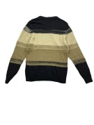 GAP Πλεκτό Sweater Colorblock Casual Logo Πολύχρωμο Ανδρικό L