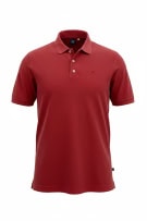 GAP Polo T-Shirt Logo Classico Rosso UNISEX L