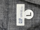 GAP SHIRT MINIMAL CHARCOAL MEN PRE OWNED L