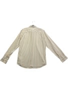 GAP camicia slim fit a righe con tasca giallo/bianco da uomo L