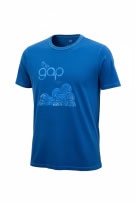 GAP T-SHIRT VINTAGE GRAPHIC LOGO BLUE MEN'S L