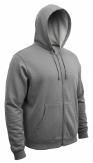 GAP Giacca con cappuccio in fleece grigia da uomo 4XL