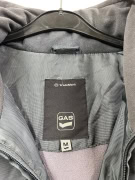 GAS Μπουφάν Casual Logo Γκρι Ανδρικό M