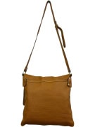GENUINE LEATHER CROSSBODY SHOULDER BAG CAMEL