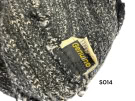 GENUINE KNITTED HAT BLUE/GRAY MELANGE VINTAGE