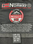 GEOGRAPHICAL NORWAY GIACCA SOFTSHELL SPORTSWEAR BLU UOMO PRE OWNED XXL