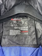 Geographical Norway Puffer Μπουφάν Expedition Λογότυπο Μπλε/Μαύρο Unisex Small