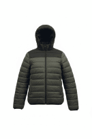 Geographical Norway Puffer Μπουφάν Expedition Λογότυπο Χακί/Μαύρο Ανδρικό Small