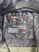 Geographical Norway Puffer Μπουφάν Expedition Λογότυπο Χακί/Μαύρο Ανδρικό Small