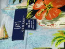 GEORGE HAWAIIAN SHIRT TROPICAL PRINT LIGHT BLUE ΑΝΤΡΙΚΟ PRE OWNED M