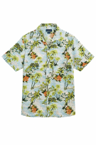 GEORGE HAWAIIAN SHIRT TROPICAL PRINT LIGHT BLUE ΑΝΤΡΙΚΟ PRE OWNED M