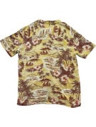 GEORGE CAMICIA HAWAIIAN PRINT GIALLO UOMO PRE OWNED S