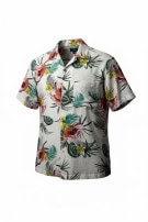 GEORGE ΠΟΥΚΑΜΙΣΟ TROPICAL OFF WHITE ΑΝΤΡΙΚΟ PRE OWNED M