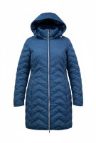 GEOX ΚΑΠΙΤΟΝΕ ΠΑΛΤΟ ΜΕ ΚΟΥΚΟΥΛΑ MINIMAL NAVY ΓΥΝΑΙΚΕΙΟ PRE OWNED S