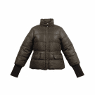 Geox Respira Μπουφάν Puffer Casual Logo Καφέ Γυναικείο M