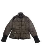 Geox Respira Μπουφάν Puffer Casual Logo Καφέ Γυναικείο M