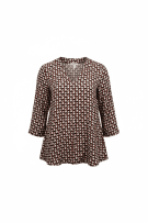 GERRY WEBER Collection Casual Blouse Geometric Pattern Multicolor Women’s M-L