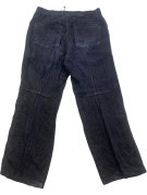 GF FERRE PANTS WIDE LEG WASHED BLACK WOMENS PRE OWNED M