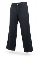 GF FERRE PANTS WIDE LEG WASHED BLACK WOMENS PRE OWNED M