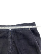 GF FERRE PANTS WIDE LEG WASHED BLACK WOMENS PRE OWNED M
