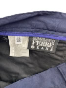 Gianfranco Ferré Jeans Υφασμάτινο Παντελόνι Vintage Minimal Σκούρο Μπλε Ανδρικό S