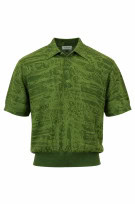 GRAN SASSO  90s SHIRT RETRO VERDE UNISEX PRE OWNED M
