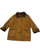 GIL BRET CAPPOTTO SHEARLING VINTAGE CAMMELLO DONNA PRE OWNED XL