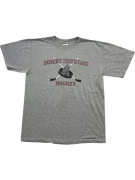 Gildan Desert Mountain Hockey T-Shirt Big Logo Γκρι Unisex M