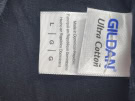 GILDAN GRAPHIC TEE COLLEGIATE CHARCOAL UNISEX PRE OWNED L