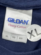 GILDAN GRAPHIC TEE COLLEGIATE NAVY MENS PRE OWNED XL