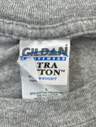 GILDAN T SHIRT GRAFICA RACING GRIGIA UNISEX PRE OWNED L