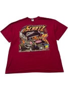 GILDAN GRAPHIC TEE RACING ΜΠΟΡΝΤΟ UNISEX PRE OWNED XXL