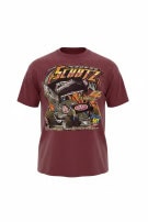 GILDAN GRAPHIC TEE RACING ΜΠΟΡΝΤΟ UNISEX PRE OWNED XXL