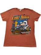 GILDAN T SHIRT GRAFICA RACING TERRACOTTA UOMO PRE OWNED L