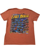 GILDAN T SHIRT GRAFICA RACING TERRACOTTA UOMO PRE OWNED L
