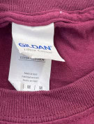 GILDAN T SHIRT GRAPHIC SPORTSWEAR BORDEAUX UOMO PRE OWNED M