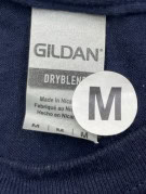 GILDAN T SHIRT GRAPHIC SPORTSWEAR NAVY UOMO PRE OWNED M