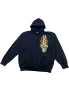 GILDAN HOODIE GRAPHIC ΜΑΥΡΟ UNISEX PRE OWNED L