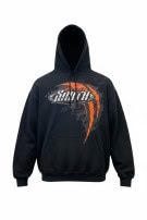 GILDAN FELPA CON CAPPUCCIO RACING NERO UOMO PRE OWNED 2XL