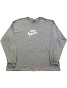 GILDAN LONGSLEEVE GRAPHIC TEE GRIGIO UOMO PRE OWNED XXL