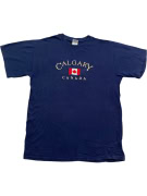 GILDAN T-SHIRT CALGARY CANADA LOGO ΜΠΛΕ UNISEX M
