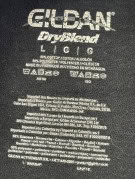 GILDAN T SHIRT GRAPHIC ΜΑΥΡΟ UNISEX PRE OWNED L