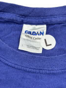 GILDAN T SHIRT GRAPHIC ΜΠΛΕ UNISEX PRE OWNED L