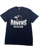 GILDAN T SHIRT GRAPHIC SPORTSWEAR NAVY UNISEX PRE OWNED M