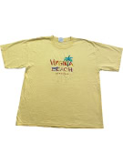 GILDAN T-SHIRT ΜΕ ΚΕΝΤΗΜΑ VIRGINIA BEACH ΚΙΤΡΙΝΟ UNISEX XL