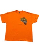Gildan T-Shirt Print Orange Unisex 2XL