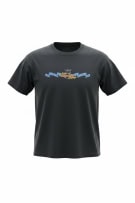 Gildan T-Shirt con logo Racing blu scuro unisex XL
