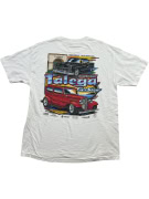 Gildan T-shirt con logo Talladega Car Show 2014 bianca unisex L