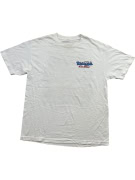 Gildan T-shirt con logo Talladega Car Show 2014 bianca unisex L