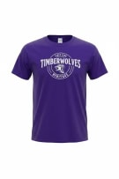 Gildan T-Shirt Timberwolves Big Logo Μωβ Unisex XL